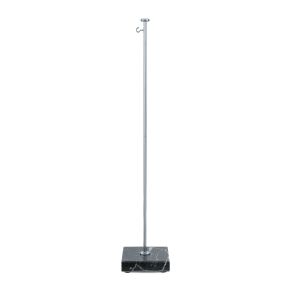 Table Banner Stand, chromed with marble base, height 45 cm