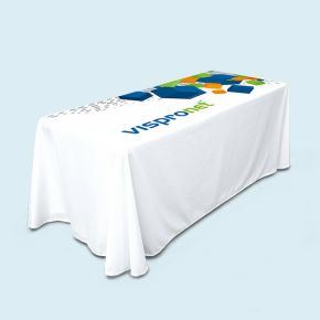 Floor-length tablecloths for rectangular folding tables