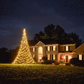 Weihnachtsbaum für Fahnenmast 6 m, Fairybell® 
