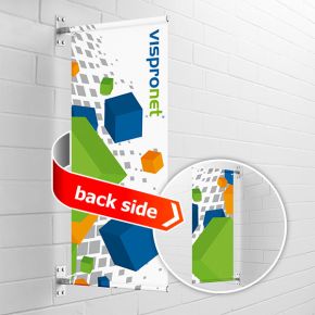 Street Banner Select wall mounted, double-sided print