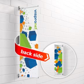 Street Banner Basic wall mounted, double-sided print