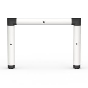 Single changing banner for Inflatable Archway Air Basic (width 4,50 m)
