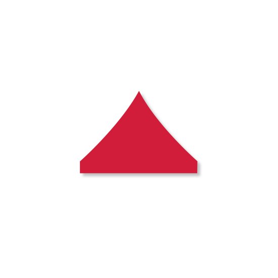Tent roof Basic / Select / Eco, single, in primary colours