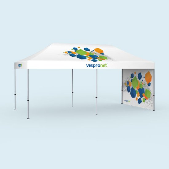 Pop Up Tent Select 3 x 6 m, 1 wall with print