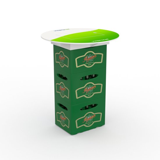 Beer crate table
