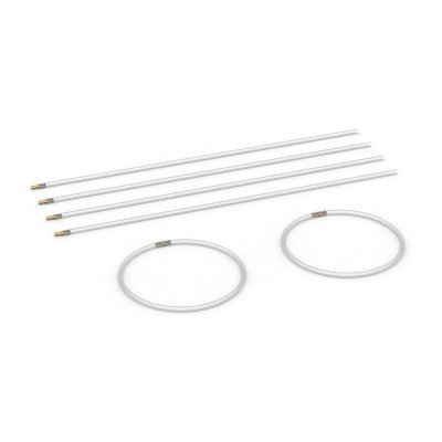 Flag guide rings, universal, set of 6