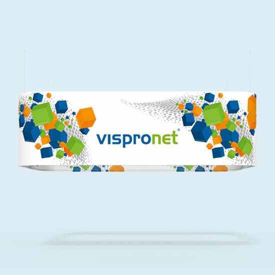 Hanging Display, Rectangle - curved