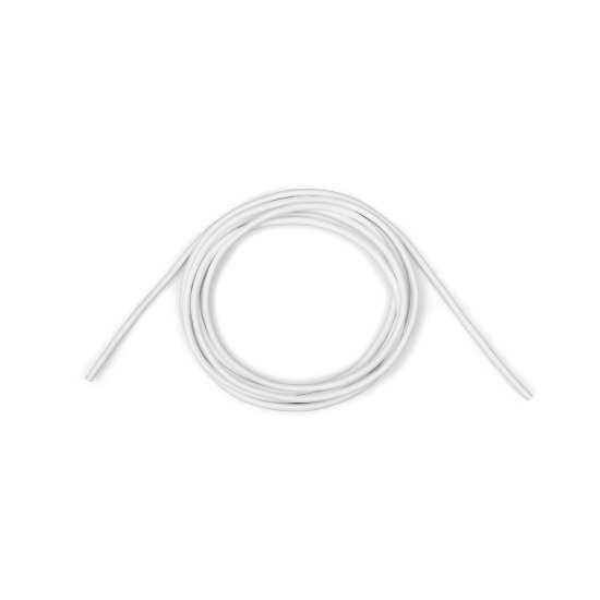 Rubber cord ø 4 mm, white