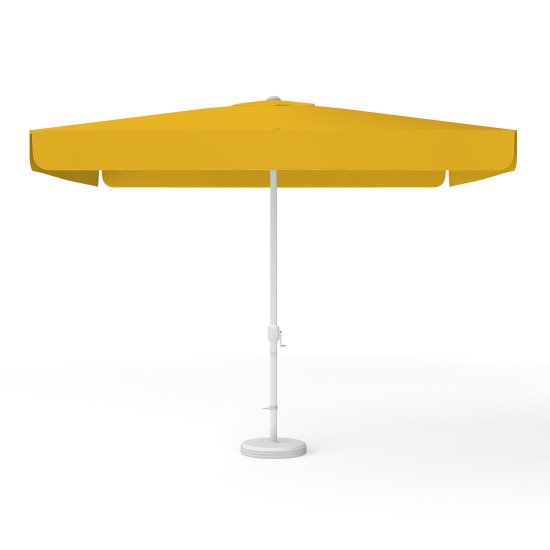 Patio Parasol with Crank - square, unicolour