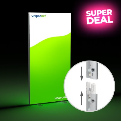 Exhibition wall Lightbox Click