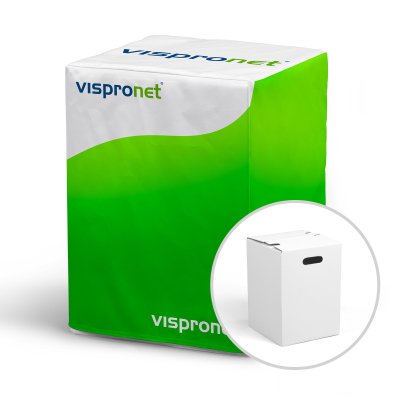 Cardboard stool with printed cover