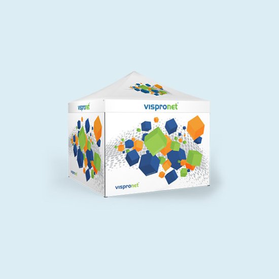 Pop Up Tent Select 3 x 3 m, 4 walls with print