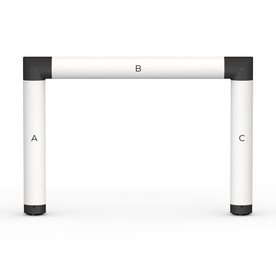 Single changing banner for Inflatable Archway Air Basic (width 4,50 m)