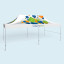 Pop Up Tent Select - example with 1 crossbar for half-height walls