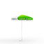 Promotional parasol ø 180 cm incl. concrete base ø 45 cm/20 kg for tube up to ø 25 mm