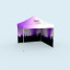 Pop up tent Basic: full-surface digitally printable