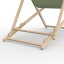 Deck chair -  3-way height adjustable with plastic safety clamp