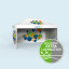 Gazebo Basic 3 x 4.5 m with 3 full walls (motif inside)