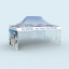 Pop up tent Premium: full-surface digitally printable