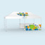 Pop Up Tent Select - example with 3 half-height walls