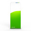 Tube display with cover, width 92 cm, plenty of space for advertising messages