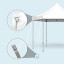 Gazebo Select Hexagon with anchoring-set (optional accessories)