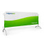 Barrier with textile cover