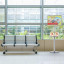 Info Board B2 in waiting areas