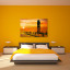 Canvas Print as a deco mural in bedroom