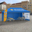 Pop Up Select 3 x 6 m with campaign advertising (motifs inside)