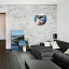 Wall clock, Ø 60 cm, custom-designed with your favourite photo