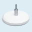 Concrete base ø 45 cm/ 20 kg with Swivel