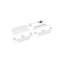 Delivery content: freestanding version, system width 185 cm, system height 225 cm
