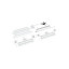 Delivery content: freestanding version, system width 200 cm, system height 225 cm