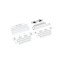 Delivery content: freestanding version, system width 285 cm, system height 250 cm