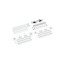 Delivery content: freestanding version, system width 300 cm, system height 200 cm