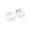 Delivery content: freestanding version, system width 300 cm, system height 225 cm