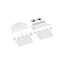 Delivery content: freestanding version, system width 400 cm, system height 225 cm