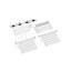 Delivery content: freestanding version, system width 500 cm, system height 200 cm