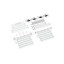 Delivery content: freestanding version, system width 500 cm, system height 225 cm