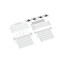 Delivery content: freestanding version, system width 500 cm, system height 250 cm
