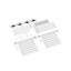 Delivery content: freestanding version, system width 600 cm, system height 200 cm