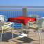 Individually designed table cloths - an attraction on every patio