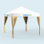 Gazebo Select 3 x 3 m, complete with 4 leg drapes