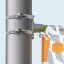 Street Banner Basic, top with banner arm