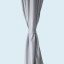 Leg drape held with an elegantly wrapped deco band