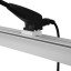 Display Wall Q-Frame®, lamp adapter and halogen spot for lighting 