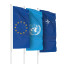 EU special flags in vertical format