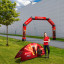 Halfmoon Banner & Event Bow Air - perfect combination for sporting events 