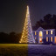 Weihnachtsbaum Höhe 800 cm; 3000 LEDs (Warmweiß/Multicolor) 